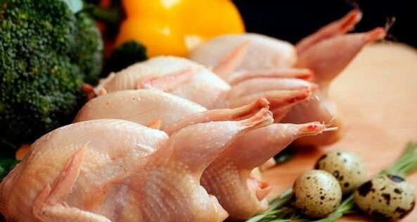 鸡肉和鹌鹑蛋的功效